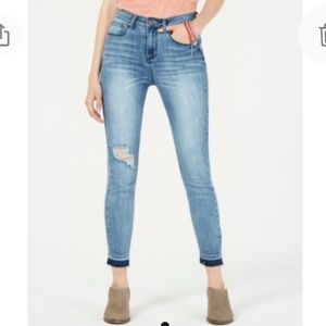 Indigo Rein Light Blue Ankle Jeans